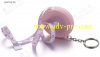  Candy-colored tape measure with keychain 